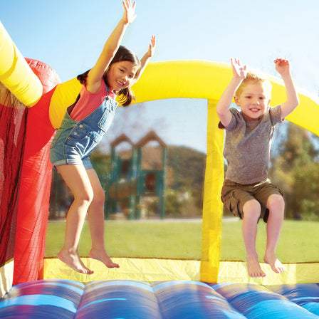 Jump 'n Slide™ Bouncer - 
When it comes to large inflatable toys for kids the Jump 'n Slide inflatable bouncer equals big fun.
