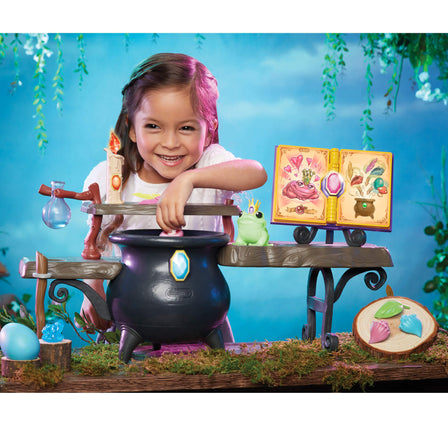 Magic Workshop™ - 
Into the cauldron goes a dragon's egg, feathers, or shells.