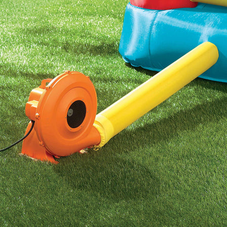 Rocky Mountain River Race™ - 
After inflation, blower must run continuously while children are playing.