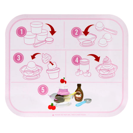 Creative Chefs™  Ice Cream Kit - 
This playset includes an easy-to-read recipe card with visuals allowing kids to follow basic instructions.
