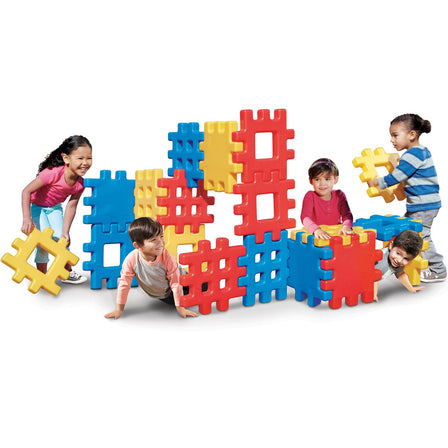 Big Waffle Blocks™ - 
These Big Waffle Blocks are sized just right for little hands.